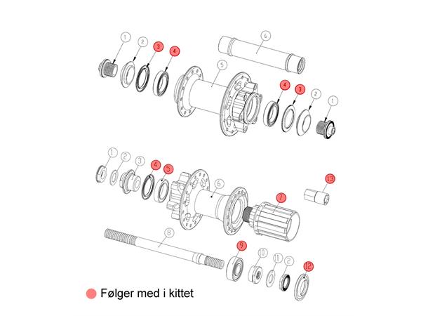 Formula Navboss Kit DC38 DC94 Parts : 3.4.5.7.9.12.13